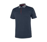 Polo Stretch X blu scuro