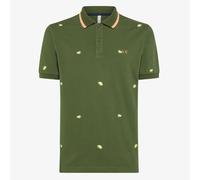 Polo SUN68 In Misto Cotone Con Micro Ricami Uomo