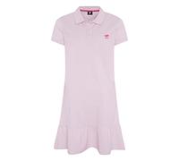 Polo Sylt Abito Polo in piqué di Cotone con Orlo a Balza da Donna Pink Lady XL