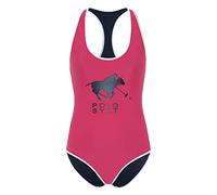 Polo Sylt Costume da Bagno con Motivo Logo e Cut-out da Donna Raspberry 36