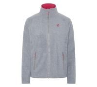 Polo Sylt Giacca in Pile con cuciture logo da donna Neutral Gra XL