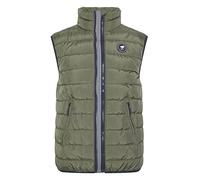 Polo Sylt Gilet trapuntato funzionale con imbottitura da uomo Dusty Olive 3XL