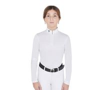 Polo T-shirt Equestro bambina da concorso slim fit anti raggi uv