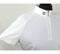 Polo T-shirt equitazione competizione donna Equestro Taline in tessuto mesh