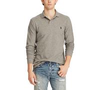 Polo Ralph Lauren Polo a maniche lunghe Custom Slim-Fit Canterbury mélange grigio sfumato XS