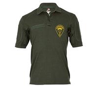 Polo tattica Alfa Airborne paracadutista US Army Special Forces Command USASFC esercito militare #20260 oliva L
