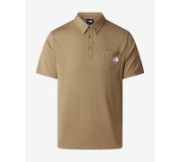 The North Face - Polo da escursionismo leggero e resistente con colletto abbottonato - M New Tanken Polo Cedar per Uomo - Taglia S - Marrone