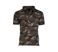 POLO TIPO MILITARE BY MIL-TEC MIMETICA WOODLAND IN 100% COTONE