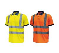 Polo alta visibilità U-Power Neon manica corta
