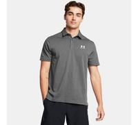 Polo Under Armour Icon da uomo Castlerock Light Heather / Bianco M