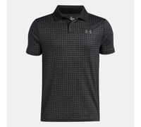 Polo Under Armour Matchplay Printed da ragazzo Nero / Castlerock / Castlerock YXL (160 - 170 cm)