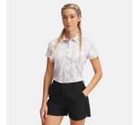 Polo Under Armour Playoff 3.0 Printed da donna Bianco Clay / Grigio Matter / Grigio Matter S