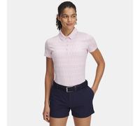 Polo Under Armour Playoff 3.0 Printed da donna Prime Rosa / Bianco / Downpour Grigio M