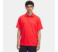 Polo Under Armour Tech™ da uomo Racer Rosso / Pitch Grigio M