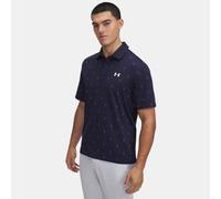 Polo Under Armour Tee To Green Printed da uomo Midnight Blu Marino / Bianco S