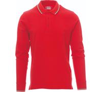 POLO UNISEX PAYPER AVIAZIONE COTONE MANICA LUNGA TRICOLORE ITALIA UOMO DONNA