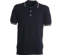 POLO UNISEX PAYPER ITALIA COTONE 100% MANICA CORTA TRICOLORE UOMO DONNA