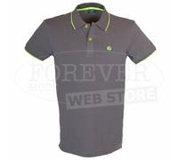 Baci & Abbracci Polo uomo BAM2428 – logo ricamato e stampato fluo sul collo