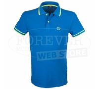 Baci & Abbracci Polo uomo BAM2428 – logo ricamato e stampato fluo sul collo