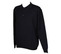 Polo uomo con bottoni maglia manica lunga misto lana RAGNO articolo A61048 Made