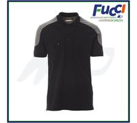 POLO UOMO DA LAVORO MANICA CORTA CON COLLETTO PAYPER COMPANY IN COTONE PIQUET