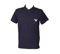 Polo uomo EMPORIO ARMANI maglia manica corta con colletto e bottoni cotone elast