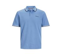 JACK & JONES Jjcampa Polo SS, Pacific Coast/Stampa: Small, S Uomo