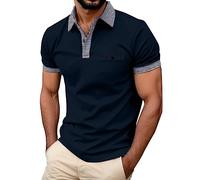 Polo Uomo Manica Corta Design Natura Stampato Estivo