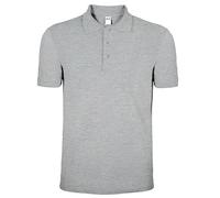 Polo Uomo Manica Corta - Maglia Abbigliamento da Lavoro, T Shirt 100% Cotone Piquet, Maglietta Tinta Unita con Colletto e Bottoni