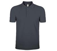 Polo Uomo Manica Corta - Maglia Abbigliamento da Lavoro, T Shirt 100% Cotone Piquet, Maglietta Tinta Unita con Colletto e Bottoni