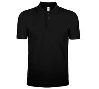 Polo Uomo Manica Corta - Maglia Abbigliamento da Lavoro, T Shirt 100% Cotone Piquet, Maglietta Tinta Unita con Colletto e Bottoni