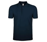 Polo Uomo Manica Corta - Maglia Abbigliamento da Lavoro, T Shirt 100% Cotone Piquet, Maglietta Tinta Unita con Colletto e Bottoni