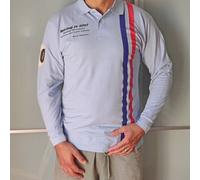 Polo uomo manica lunga Steve McQueen Racing is Life Tg L