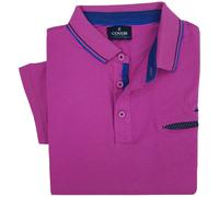 Polo Uomo Maniche Corte Puro Cotone Jersey Blu Verde COVERI M L XL XXL XXXL