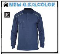 Polo uomo maniche lunghe da lavoro ELASTICIZZATA Bruxelles