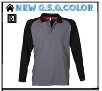 Polo uomo maniche lunghe elasticizzata da lavoro Detroit