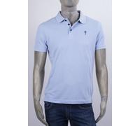 POLO UOMO MARKUP IN COTONE PIQUE 3 BOTTONI SLIM FIT ROSSA CON RICAMO BASICA