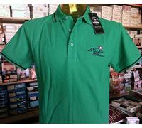 Polo uomo Scuola Nautica Italiana in cotone piquet con logo ricamato art 418801