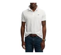 Superdry Polo Piquet Classic Bianco - Taglia M Abbigliamento Uomo Polo