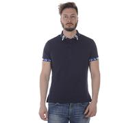 Polo Versace Jeans Shirt SLIM Cotone Uomo Blu B3GRA7PB 231