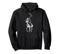 Polo Vintage Death Grim Reaper Felpa con Cappuccio