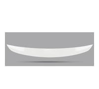 POLOFZFGKZ Per M&ercedes B&enz W177 A180 A160 A200 A220 A250 A45 A35 2019-2021 Berlina Spoiler Posteriore Per Auto Spoiler posteriore(Bianca)