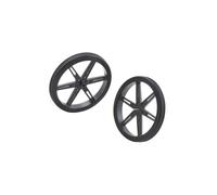 POLOLU WHEEL 80X10MM PAIR - BLACK Ruota nera Asse: D Taglio Numero pz: 2 su Kn