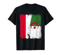 Polonia Algeria Mezza Bandiera Patrimonio algerino Polacco Maglietta