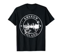 Polonia Cracovia Home State T Shirt I Love Vintage Tee Maglietta