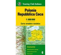 Polonia, Repubblica Ceca 1:800.000. Carta stradale e turistica. Ediz. multilingue
