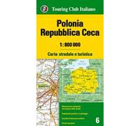 Polonia, Repubblica Ceca 1:800.000. Carta stradale e turistica. Ediz. multilingue