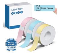 POLONO Nastro originale P31S per etichettatrice, carta per stampa di etichette adattata, 12 x 40 mm, nastro autoadesivo laminato standard, ricarica nastro per etichettatrice per casa e ufficio, 540
