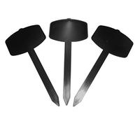 POLOPLAST PZ 10 TARGHETTA SEGNA Gusto Nera Alta CM 21,5 per VASCHETTE Gelato SPILLONE Black for Ice Cream SEGNAGUSTI