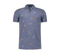 Poloshirt Russell Blu Floreale NZA Da Uomo Nuova Zelanda Auckland 25BN115 1653